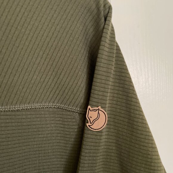 NEW Fjallraven Mens Abisko Lite Fleece Full Zip Jacket NWT L Green #86971 - Picture 5 of 15
